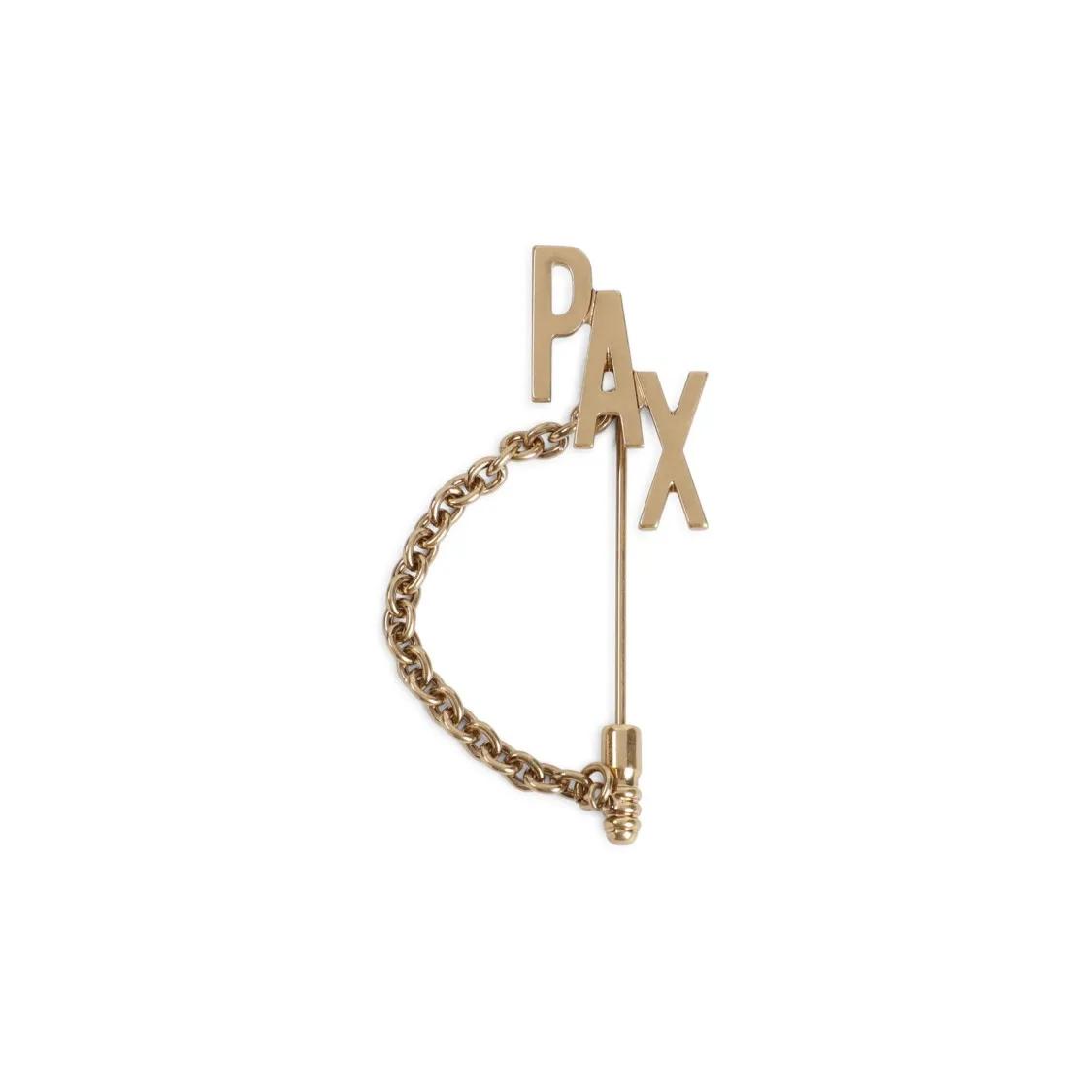 Moschino Charms - Old Gold Brass Pin - Gr. unisize - in Gold - für Damen