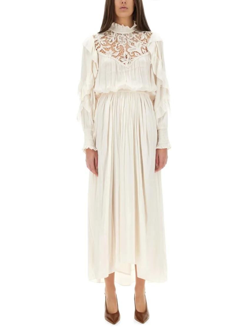 Thumbnail - Isabel Marant - "Sharlene" Dress - Größe 36 - beige