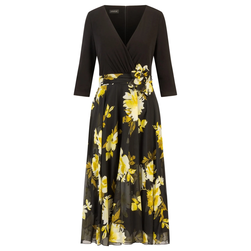 Apart Abendkleid Chiffonkleid schwarz