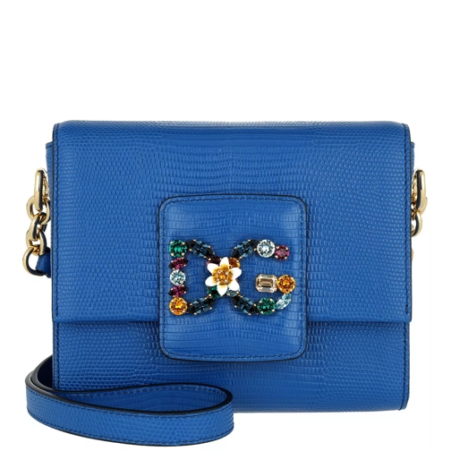 Dolce&Gabbana DG Millennials Crossbody Bag Small Blue Crossbody Bag