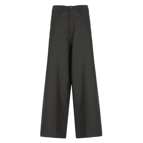 Andrea Ya'aqov  Black Virgin Wool Pants Black