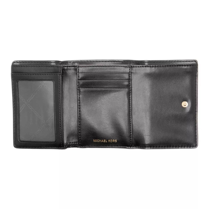 Michael kors sales black trifold wallet