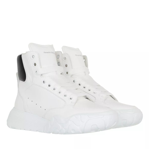 Alexander McQueen High Top Sneakers White/Black högsko sneaker
