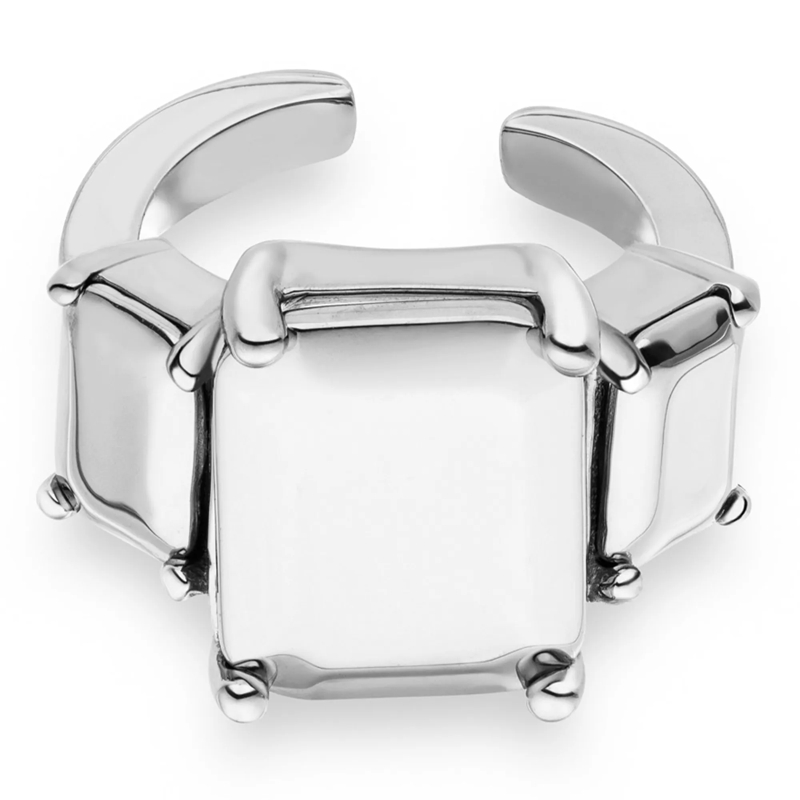 Liebeskind Berlin Ohrstecker Edelstahl Steel Diamond silber(Image 2)