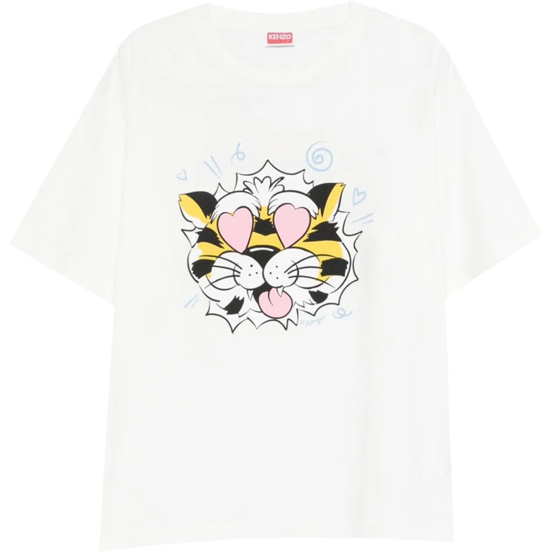 Kenzo T-shirt T-Shirts And Polos Blanc Casse beige