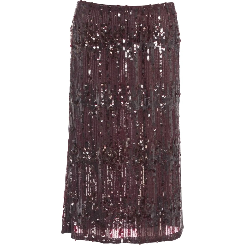 Arte Antwerp Jupe midi Sequined skirt 'Jaino' lila