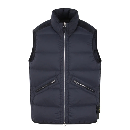 Stone Island Daunenjacken Seamless Tunnel Nylon Down Gilet Blue