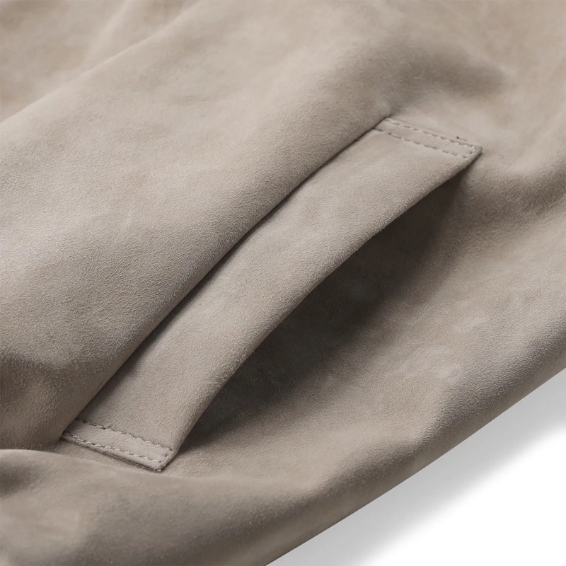 Arma Veste de transition Jacke Loua aus Veloursleder beige(Image 4)