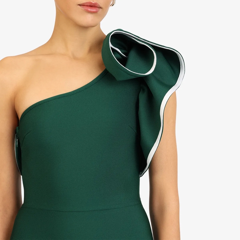 Kraimod Cocktailkleid Bandagekleid dunkel-grün(Image 5)