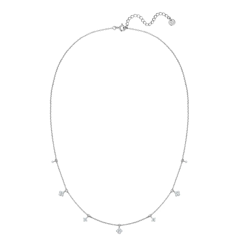 Glanzstücke München Mittellange Halskette Sterling Silber Halskette Zirkonia silber(Image 3)