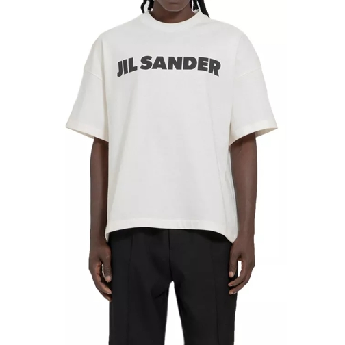 Jil Sander Short Sleeves Logo T-Shirt White 