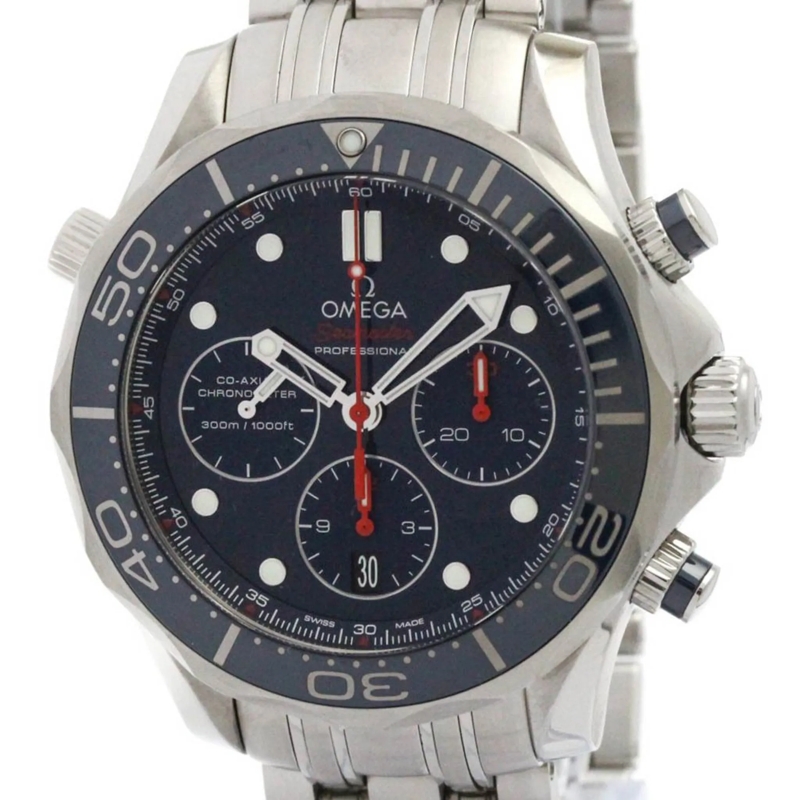 Omega Automatikuhr Seamaster Blau