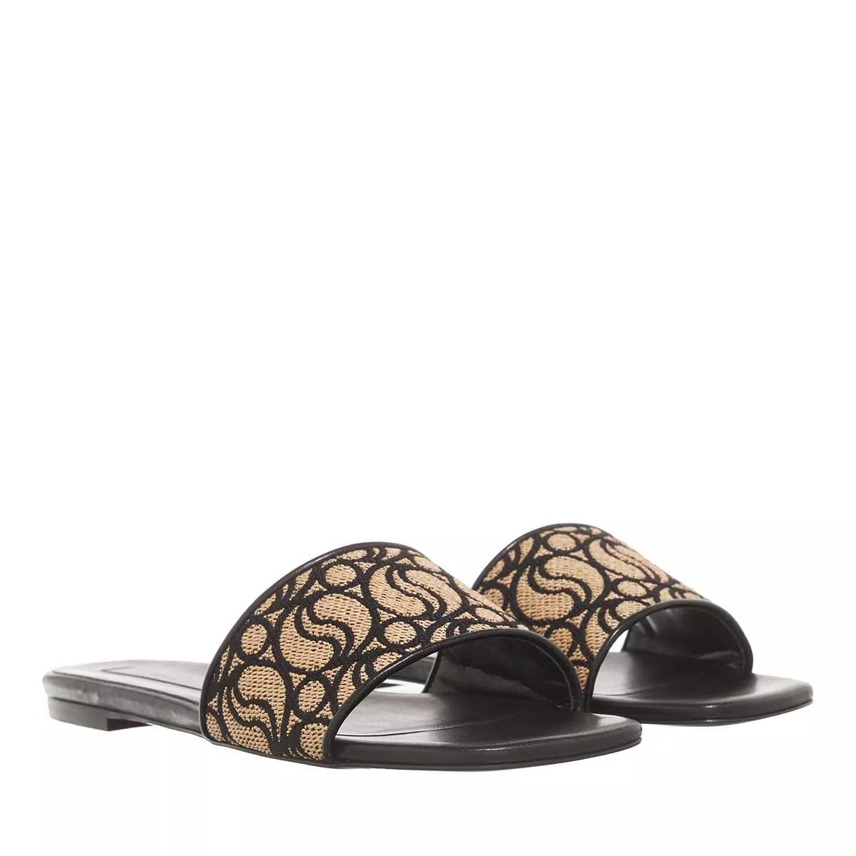 Stella McCartney Sandalen & Sandaletten - Sandals Rafia Monogram - Gr. 36 (EU) - in Beige - für Damen