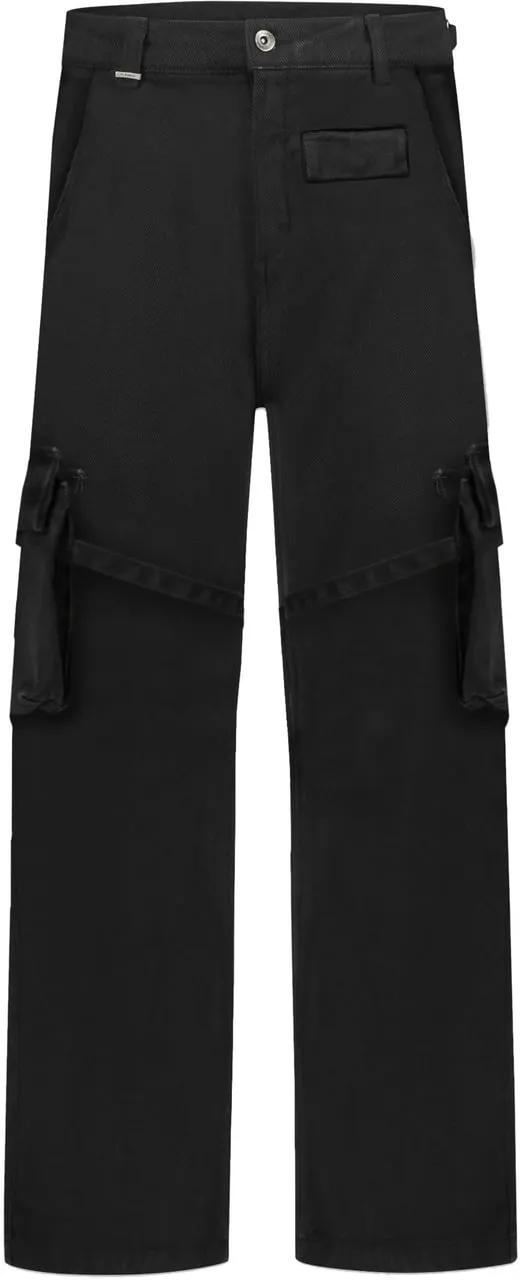 Thumbnail - Flâneur - Phone Pocket Cargo Pants Black - Größe S - black