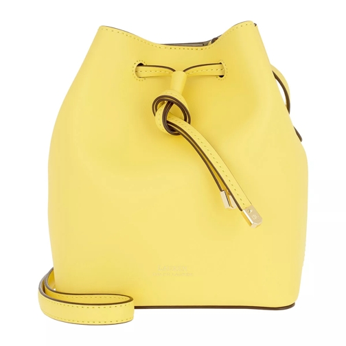 Lauren Ralph Lauren Dryden Debby II Drawstring Mini Lemon Sorbet/Alpaca Bucket Bag