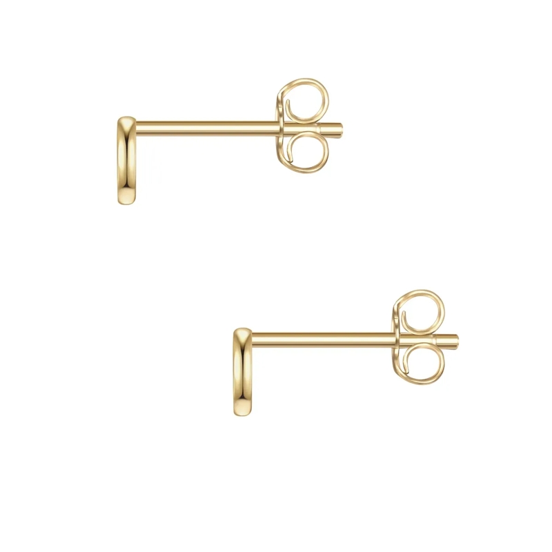 Glanzstücke München Ohrstecker Sterling Silber Ohrstecker Herz gold(Image 2)