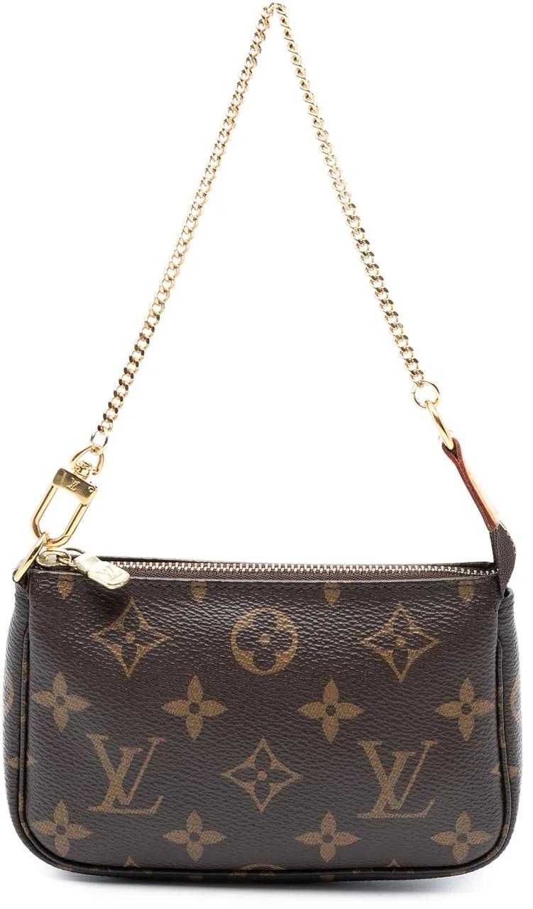 Louis Vuitton Crossbody Bags - Monogram Mini Pochette Accessoires - Gr. unisize - in Braun - für Damen