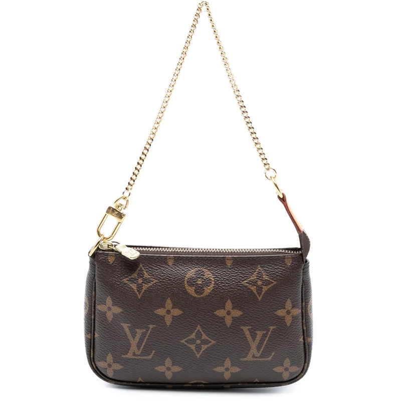 Louis Vuitton Tote Monogram Mini Pochette Accessoires braun
