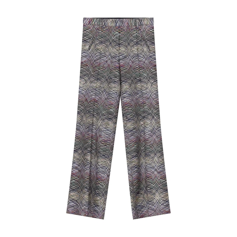 Missoni Hose Relaxed-Fit Hose aus Viskose-Mix mehrfarbig