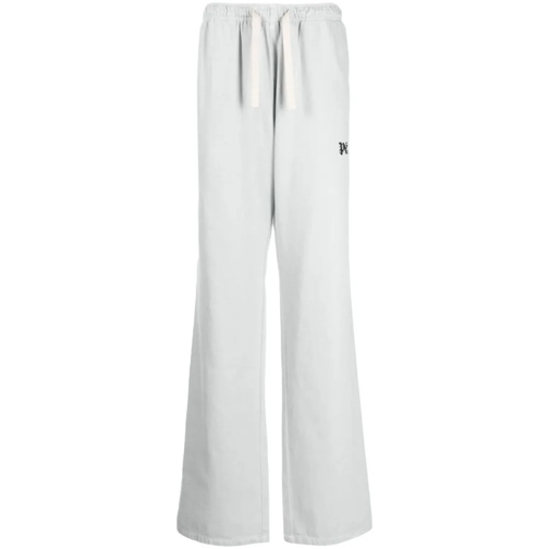 Palm Angels Trousers With Logo Grey 