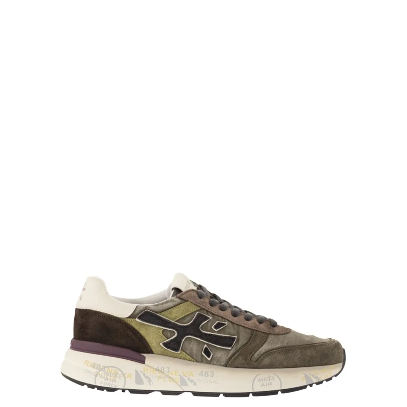 Premiata Lage-top sneaker Mick 7717 - Sneakers With Side Logo Grey