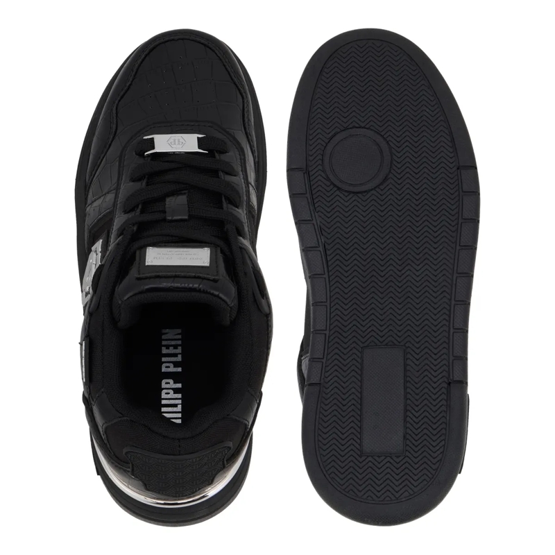 Philipp Plein Low-Top-Sneaker Low-Top Sneakers Sk8R Plein Cocco schwarz(Image 5)