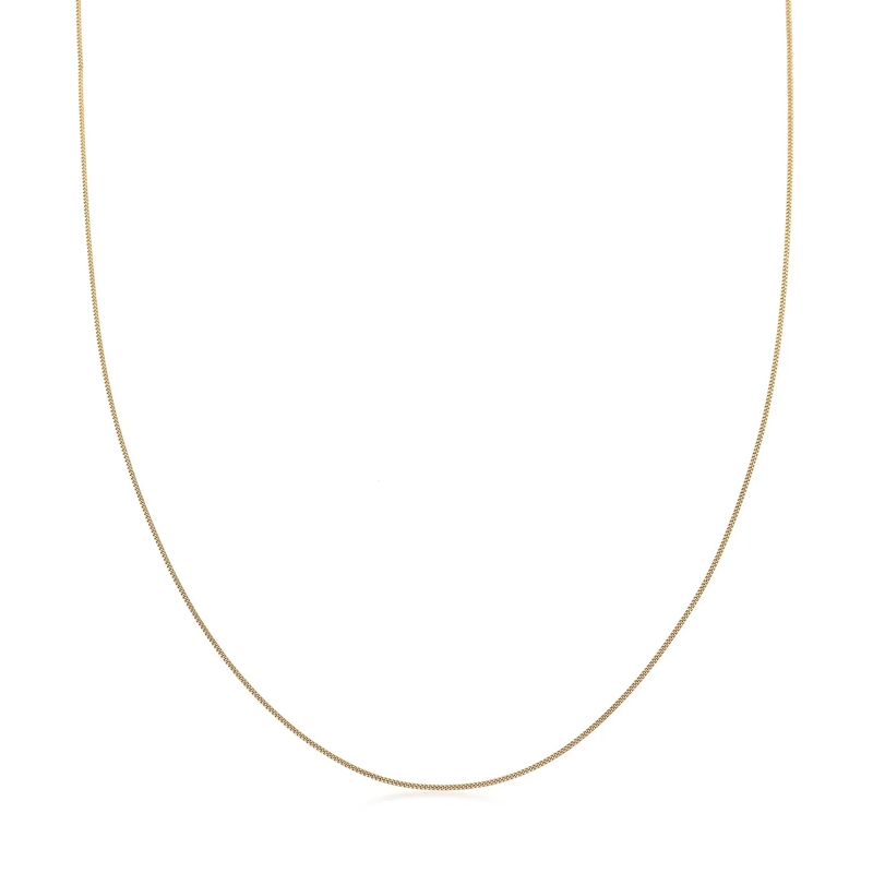 Elli Kurze Halskette Halskette Panzerkette Basic Klassik 375er Gelbgold gold