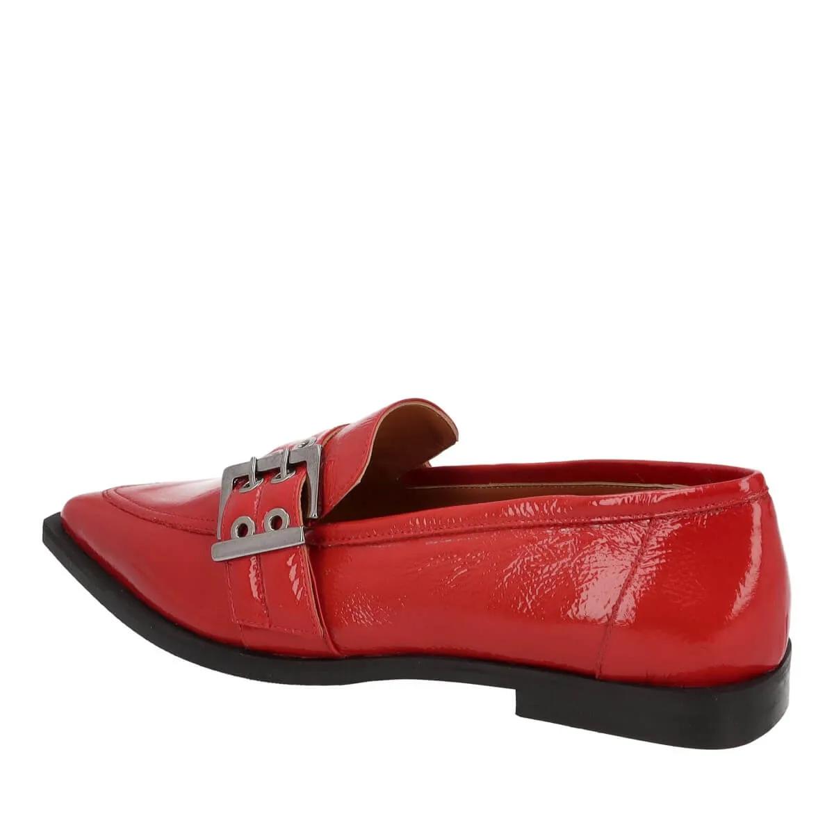 Thumbnail - Thea Mika Slipper & Pantoletten - Mokassins - Gr. 41 (EU) - in Rot - für Damen
