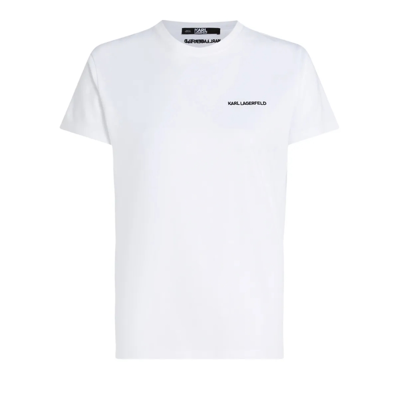 Karl Lagerfeld T-Shirt T-SHIRT LOGO weiss