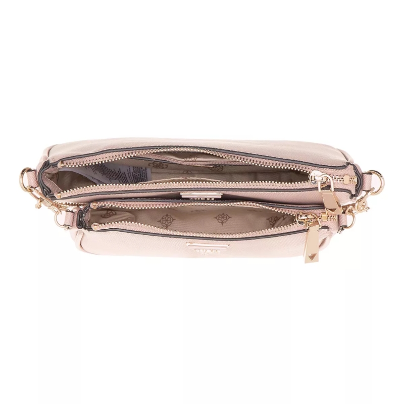 Guess Crossbody Bag Alexie Double Pouch Crossbody Rose(Image 7)