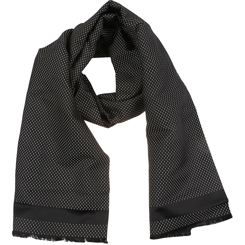 Tom Ford Écharpe en laine Evening Scarf Black schwarz
