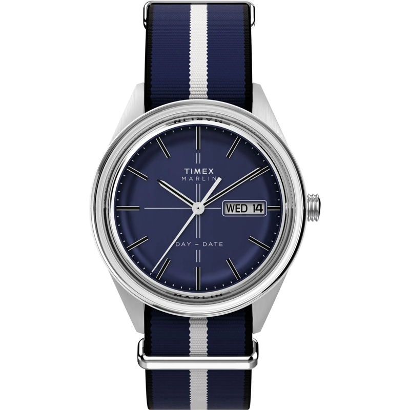 Timex Quarzuhr Quarz-Analoguhr Marlin® Jet Quartz blau