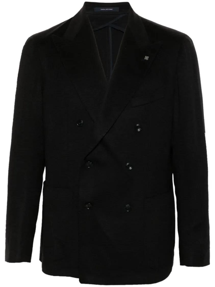 Tagliatore - Black Cashmere Jacket - Größe 52 - schwarz