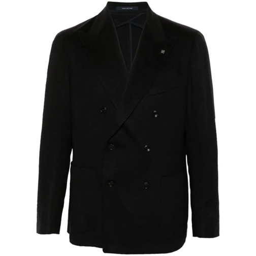 Tagliatore Blazer Black Cashmere Jacket Black