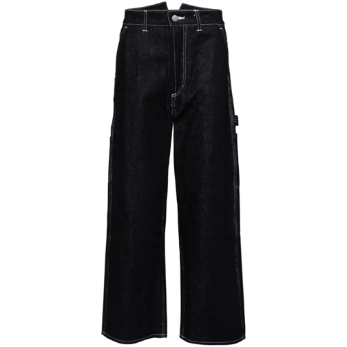 Junya Watanabe Jeans Logo Trousers Blue