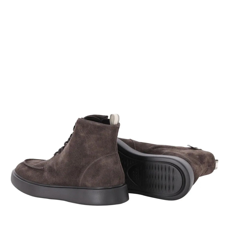 Officine Creative Schnürschuhe Stiefel Frame aus Veloursleder braun(Image 2)