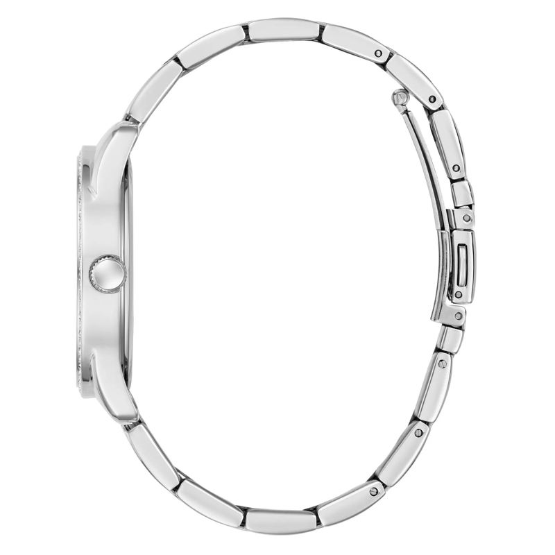 Guess Quarzuhr Quarz-Analoguhr Roxy silber(Image 2)