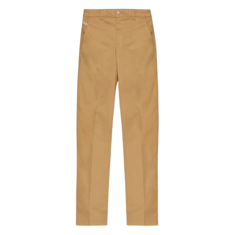 Diesel Anzugshose Straight-Leg Silk And Nylon Trousers Neutrals