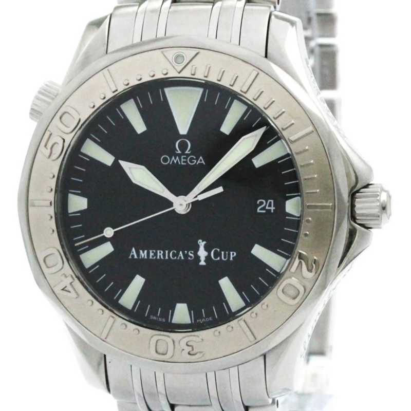 Omega Automatikuhr Seamaster Schwarz