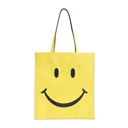 Moschino Yellow Leather Tote Bag Yellow Tote