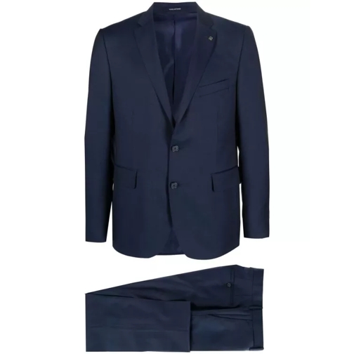 Tagliatore  Slim-Cut Two-Piece Suit Blue