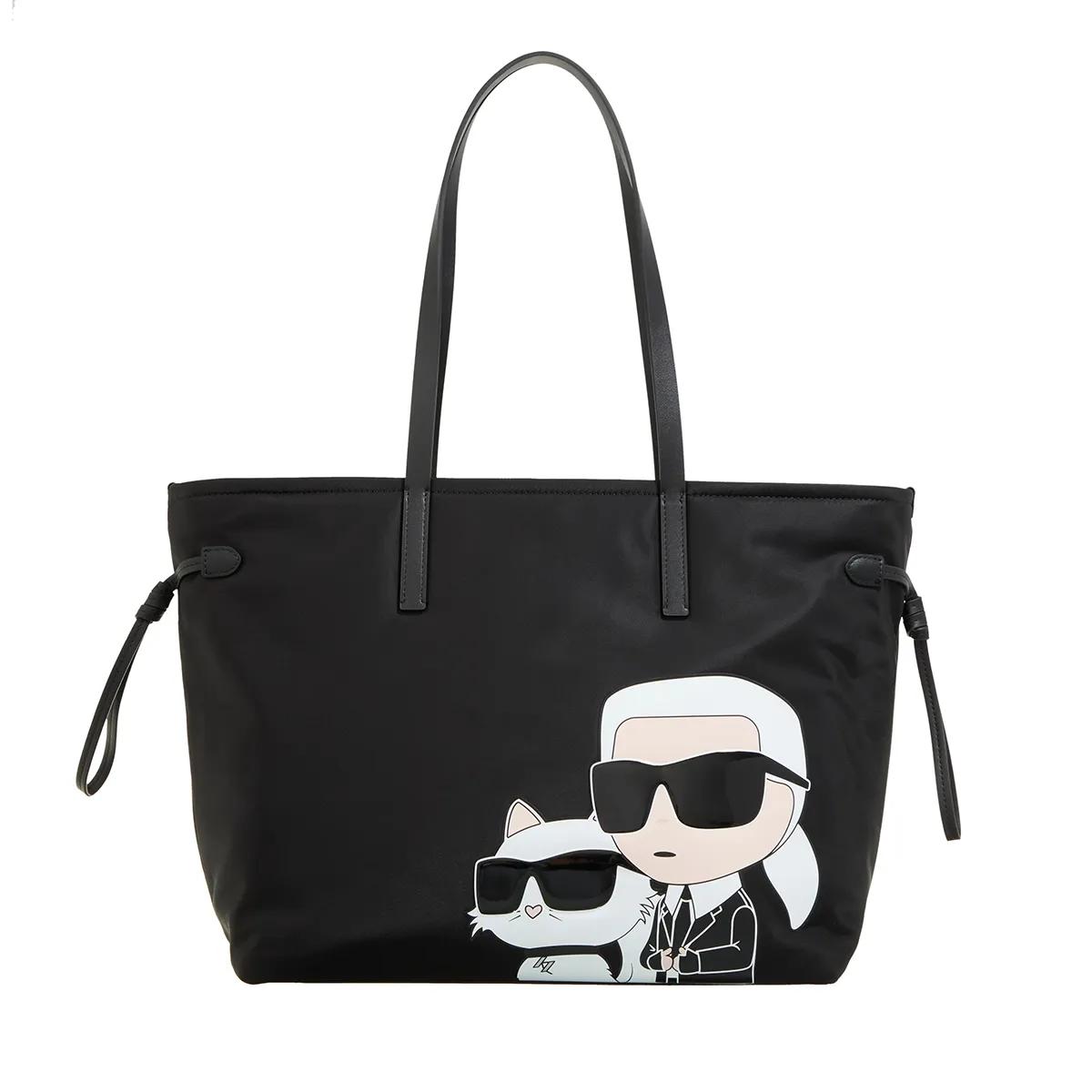 Karl Lagerfeld Totes - K/Ikonik 2.0 Nylon Tote Xl Kc - Gr. unisize - in Schwarz - für Damen