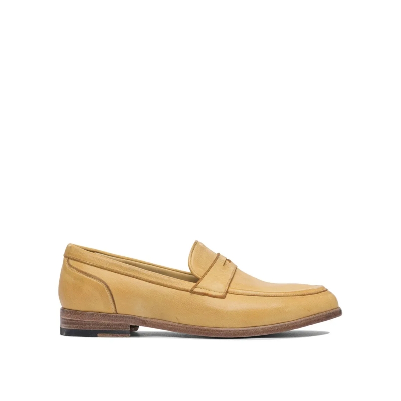 Sturlini Ballerinas Leather Loafers With Silhouette Neutrals