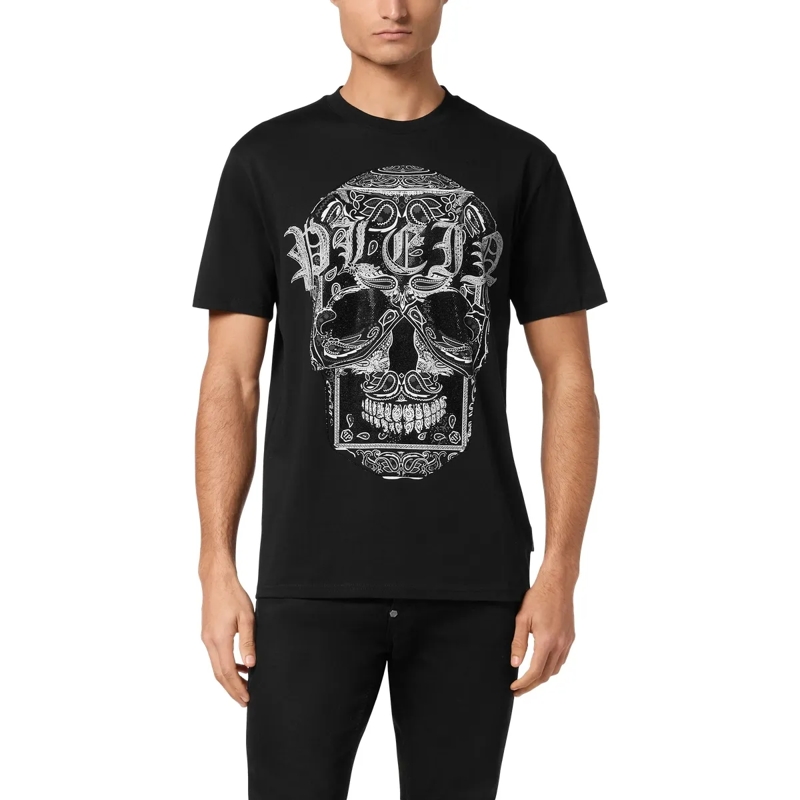 Philipp Plein T-Shirt T-Shirt Rundhalsausschnitt Ss Skull schwarz(Image 4)