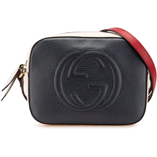 Gucci Sac à bandoulière 2016-2024 Small Tricolor Leather Soho Disco Crossb schwarz