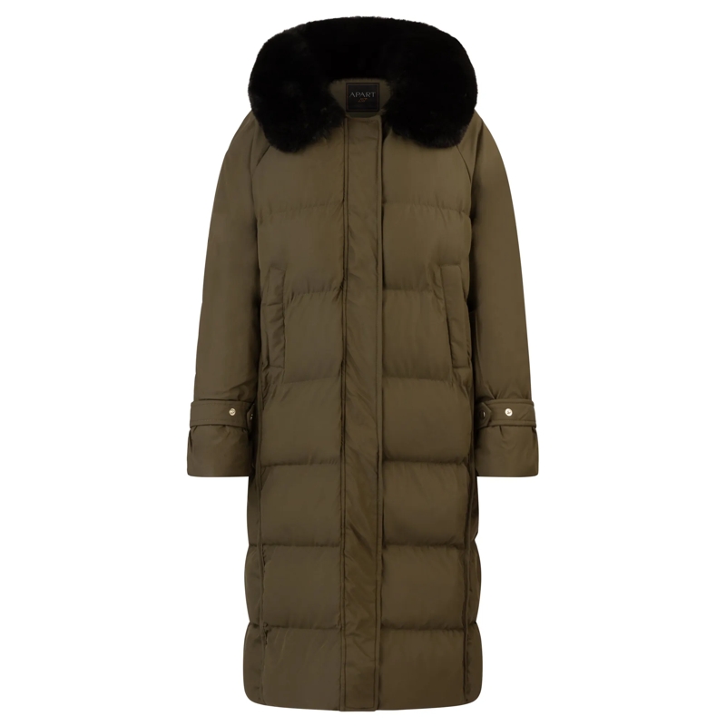 Apart Wintermantel Winterjacke grün