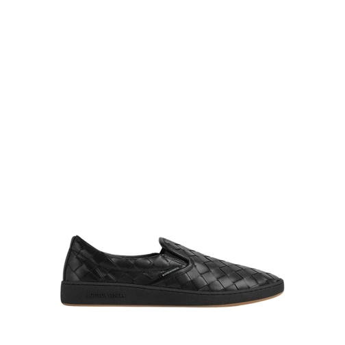 Bottega Veneta Low-Top Sneaker SLIP-ON LEATHER SNEAKERS Black