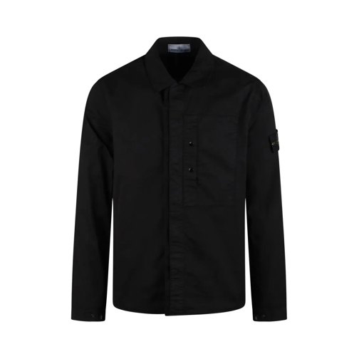 Stone Island Veste de transition Overshirt Jacket Black