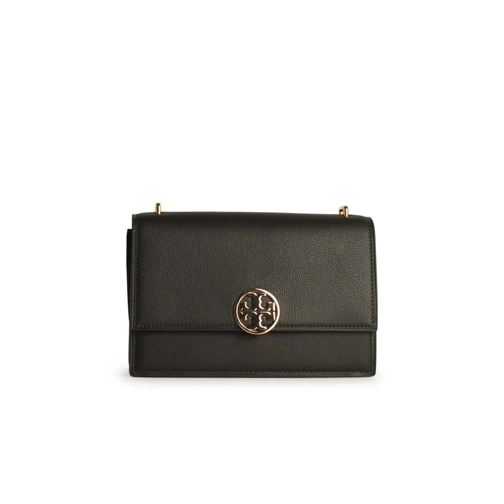 Tory Burch Miller' Green Leather Crossbody Bag Green Schoudertas