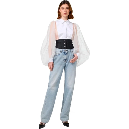 Elisabetta Franchi Jeans Light Blue Jeans With Korset Blue (Image 2)